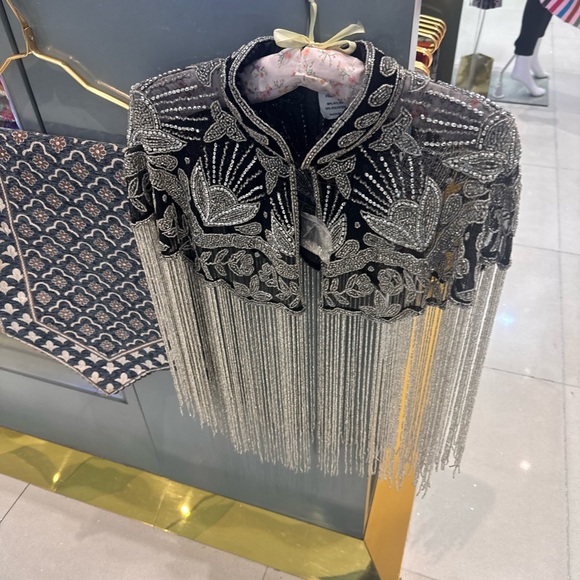 Jackets & Blazers - Embroidered Cape